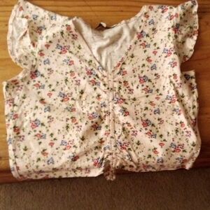 Celebrity Pink Multicolor Floral Top